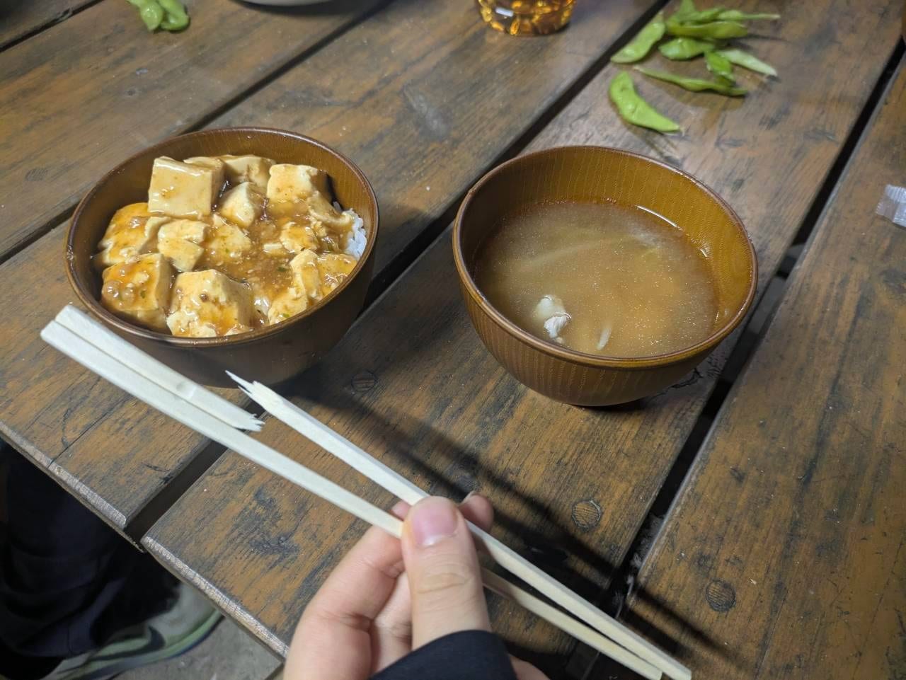 晩ごはんの麻婆丼