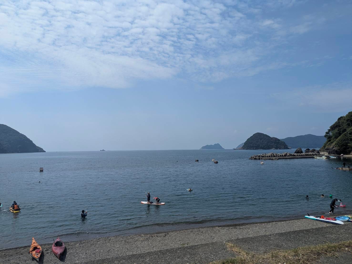 若狭湾の浜辺